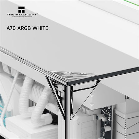 Thermalright A70 ARGB ablakos Mid Tower számítógépház, fehér, tápegység nélkül [ah:d6d43ee3dfe31eed6812cf508f2848bbee23264d2ccc0a9f118848b136bef7f5] [ah-transfer:760b74bdf51140a59c157450d9e248f2]