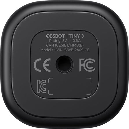 Obsbot Tiny 3 - 4K PTZ webkamera [ah:5256b00c7cd2388be06d334df440c0db6c2e4c9bffbe2042a31b299f0f24a58a] [ah-transfer:4c59ac68c6864d9f91548562309af5bb]