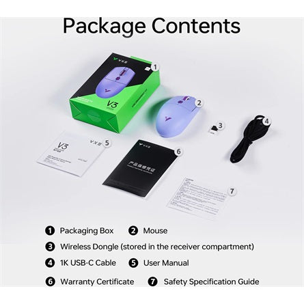 VXE Dragonfly V3 PRO optikai Bluetooth gaming egér lila [ah:d9cfe4e69bdeb9777ea02ddfc1212c4d34e853d5685ee62dc0f0e96779f935a3] [ah-transfer:565dd6e26e1641c282df56cea3dd9680]