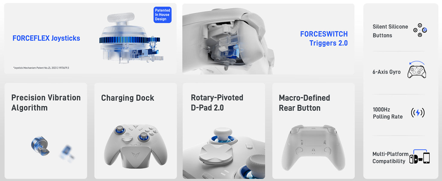 Flydigi Direwolf 4 vezeték nélküli gamepad