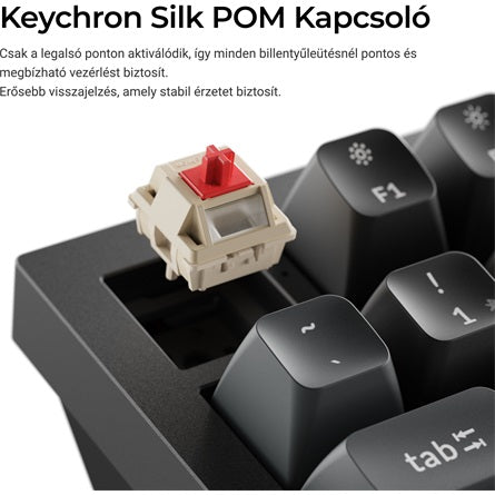 Keychron Q1 Ultra 8K - vezeték nélküli mechanikus billentyűzet - ISO HU [ah:2338ba6f5981ff6ec4fb3b6c4498ec09148f4c20d205e7e7e8a0ac9fc555706a] [ah-transfer:db7e6c0579b442e3a8a44b9e21e2c686]
