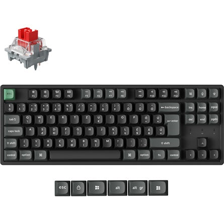 Keychron K8 Ultra 8K Bluetooth / vezeték nélküli magyar mechanikus billentyűzet fekete [ah:b3dcf156e8766439b2555339d0b964fc48f545e5d2d6fbfd77475e6612036ddc] [ah-transfer:dedfaf93d7f24ac3bdaf22a67b34cc86]