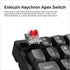 Keychron K2 Ultra 8K Bluetooth / vezeték nélküli magyar Apex Red mechanikus billentyűzet fekete [ah:e7a410e80edbf3d4e8ef3fd59038ca00930685cd9ec2be994e8d741321a125f7] [ah-transfer:d76acab411744c668050d0535418bace]