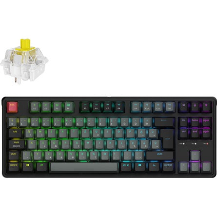 Keychron C3 Pro 8K - vezetékes mechanikus billentyűzet - ISO HU [ah:9b8eac1050539c09909070958288452660e77f87f68ac5259fd30f62d77af21a] [ah-transfer:cfcb99fd95aa42058864c7472d7d3f06]
