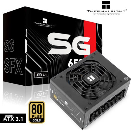 Thermalright SGFX650 SFX desktop tápegység 650W 80+ Gold BOX [ah:f405c31ce26c014aa7219bd8d1c985298341915f7d2d76184cbfb6e6eb754503] [ah-transfer:6ea2d3166de447baad87cacb2243e31b]