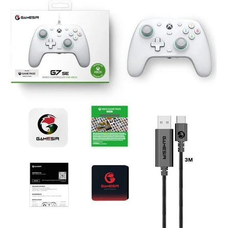 GameSir G7 SE USB-C gamepad játékvezérlő fehér [ah:f503f13e72013026db653f71517afd0405fd6c751964c32af5687b6e090a96b2] [ah-transfer:908e2d5391704ffa9e11a80c9524940f]