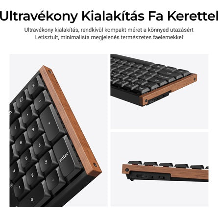 Keychron K5 Ultra Bluetooth vezeték nélküli billentyűzet [ah:83a4c600971bfb55be868413e4b0760defe8df0d1b68230451e566d4e590db26] [ah-transfer:a56603a87dfa4dce8282c8ad4d77ec65]