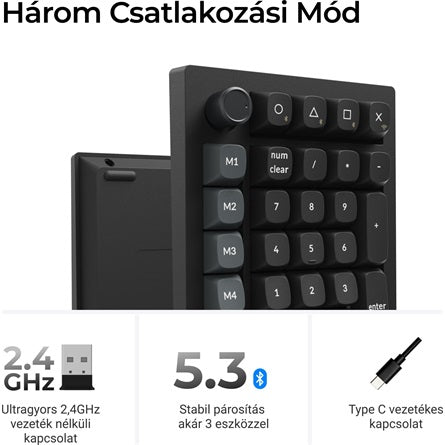 V0 Ultra 8K vezeték nélküli mechanikus numerikus billentyűzet [ah:cfc4de7b83526f5bd02c6213b7ab467721f33cff6aa757a7c4d5c8cae075565f] [ah-transfer:4388f040877e446db64b766959ee0e69]