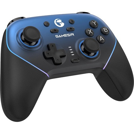 GameSir Super Nova Multiplatform Bluetooth / USB / vezeték nélküli gamepad játékvezérlő kék-fekete [ah:fc4f3c520a228c008c6dc83f5d86f418cebd21a40f7e4ce66312473dc0b981f5] [ah-transfer:075a66f8a4a64cac96ddd656e389d679]