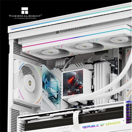 Thermalright PEERLESS VISION 360 UB ARGB processzor-vízhűtő, fehér [ah:fef98d48f388000e9f47d72553abeeb01d0e80e8d967789bd89377df448db171] [ah-transfer:81a3e55fb9e64fa3a4abd1fcd5bb203d]