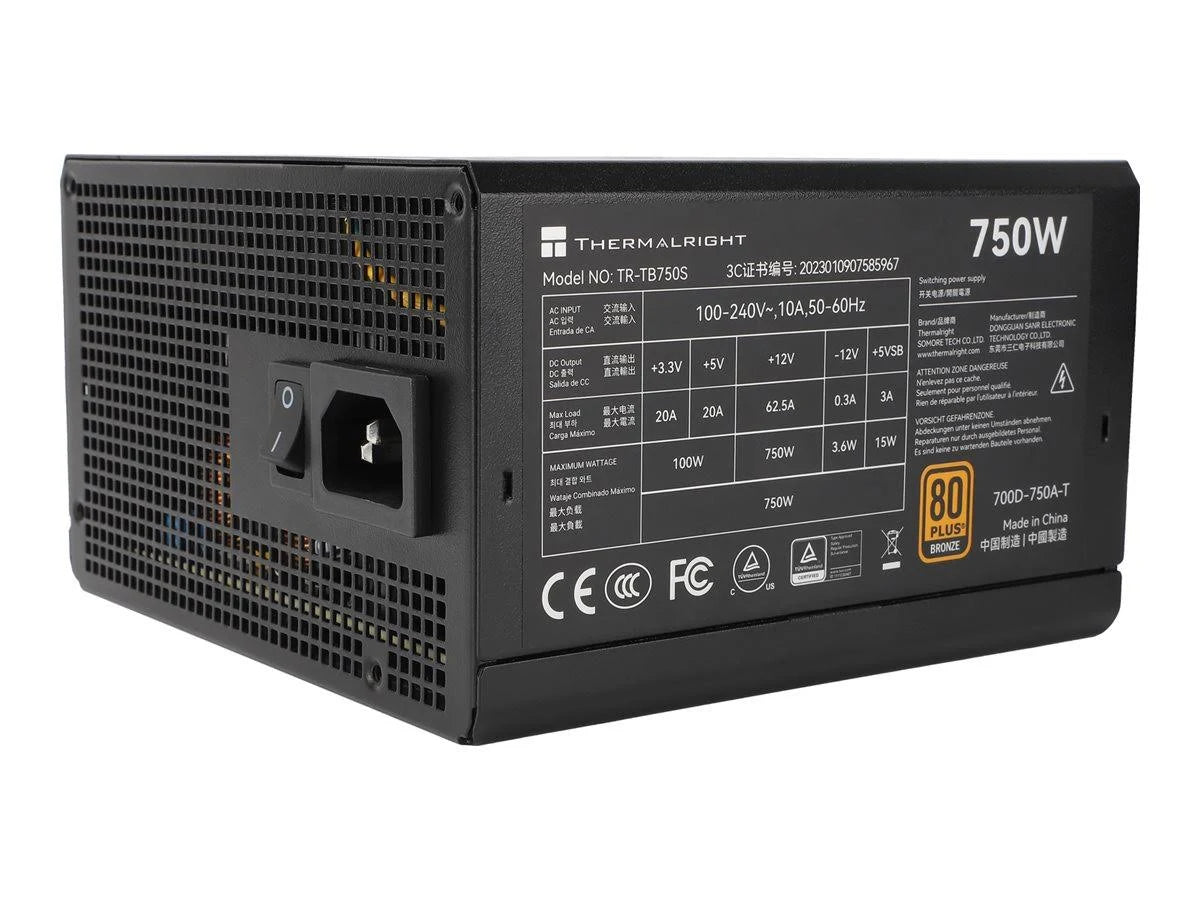 Thermalright TB-550S / TB- 650S / TB-750S / TB-850S ATX desktop tápegység 80+ Bronze BOX