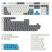 Keychron ISO UK Cherry Profile Double Shot PBT Keycap set - Univerzális, Full, 219 billentyű